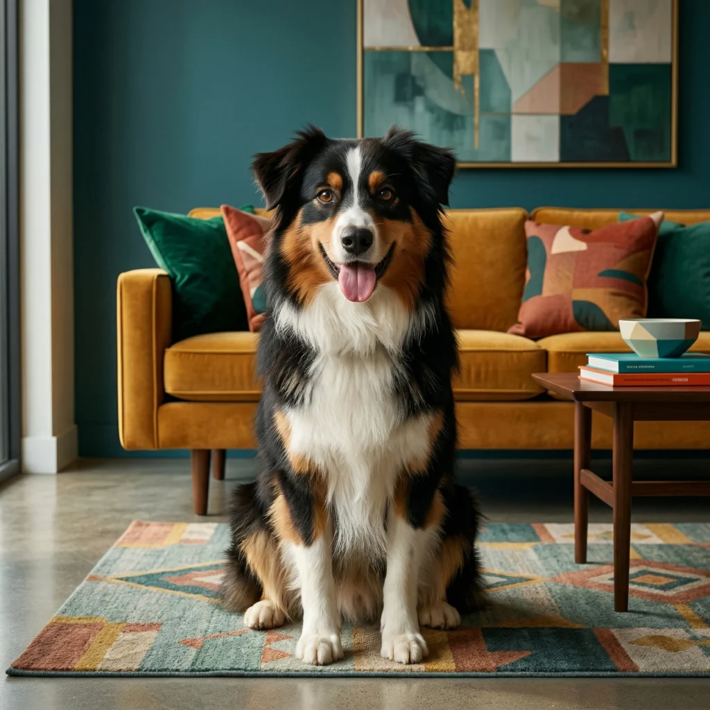  chien de berger américain aux origines partiellement basques