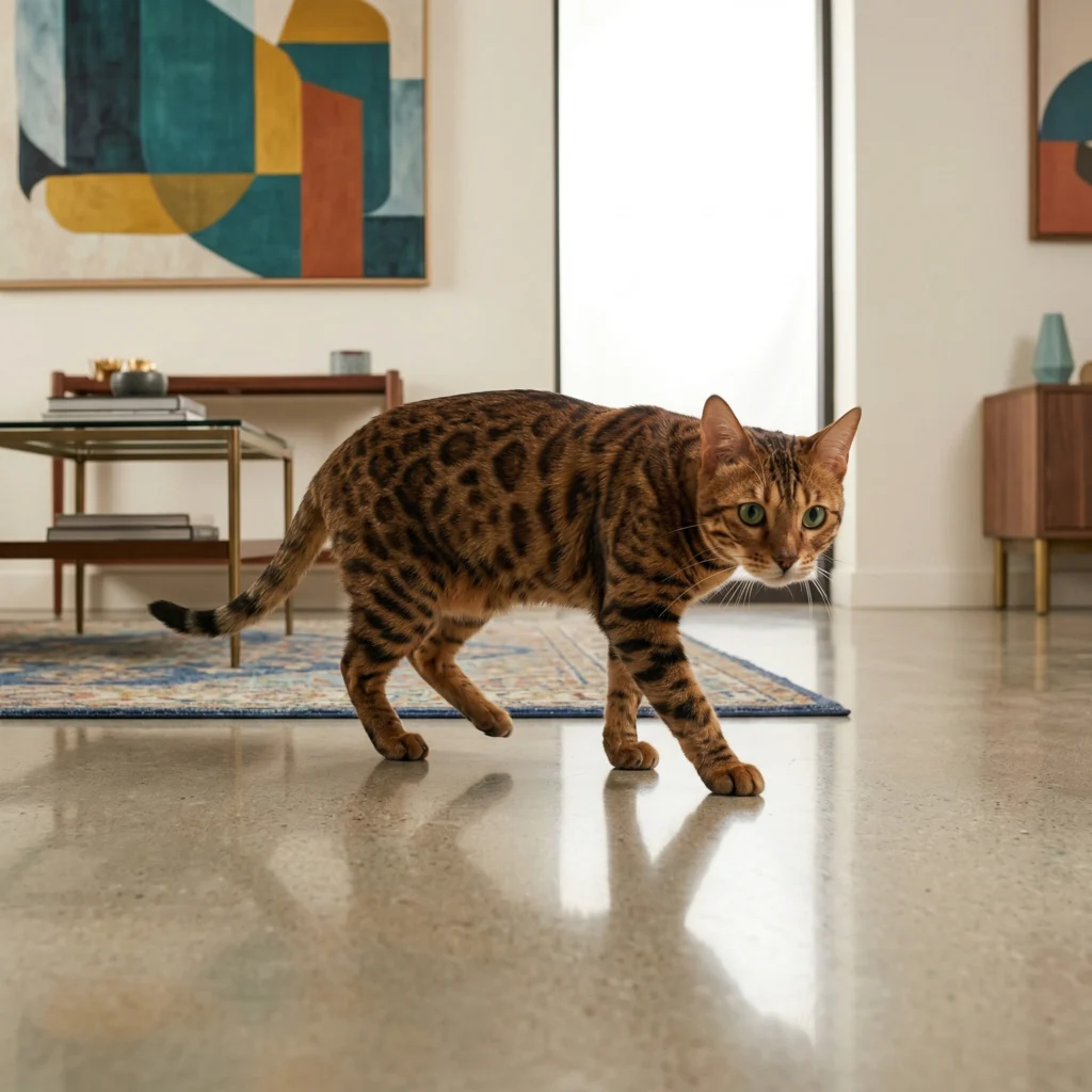 Savannah est un chat hybride fascinant