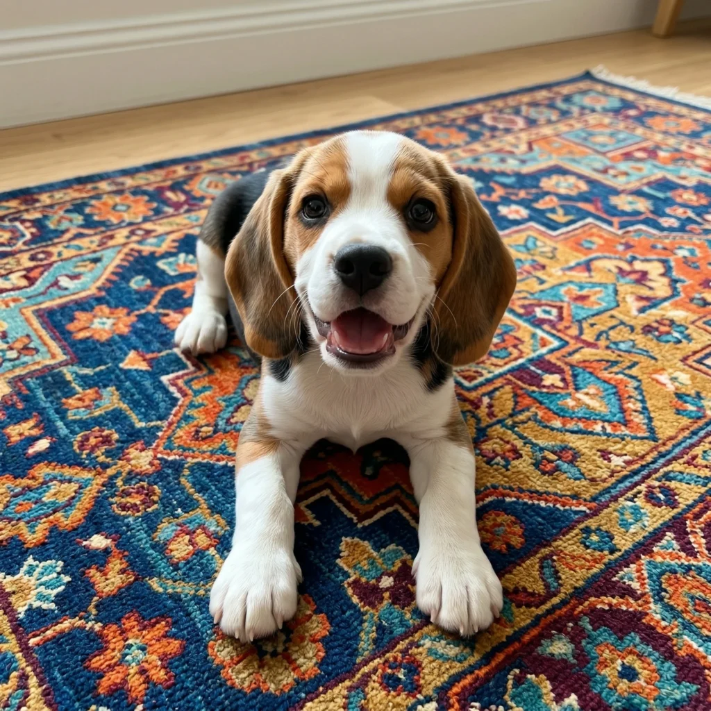 un chien de chasse de taille moyenne