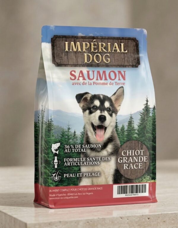 Chiot grande race — Super Premium Saumon