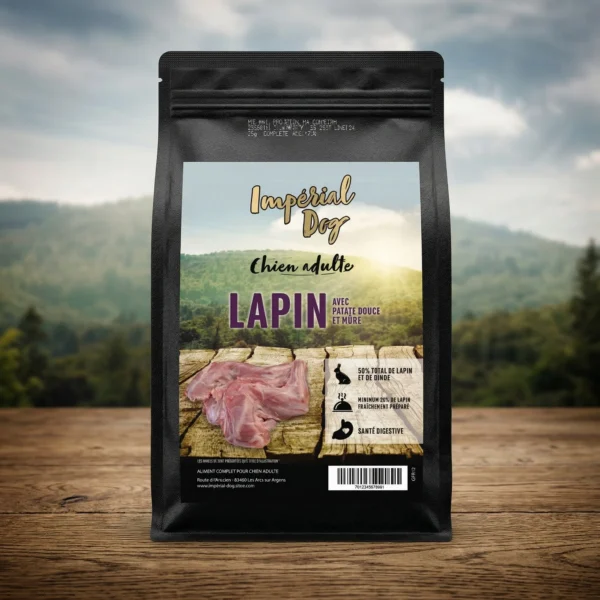 Chien adulte — Lapin haute digestibilité